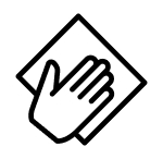 Hand with towel icon