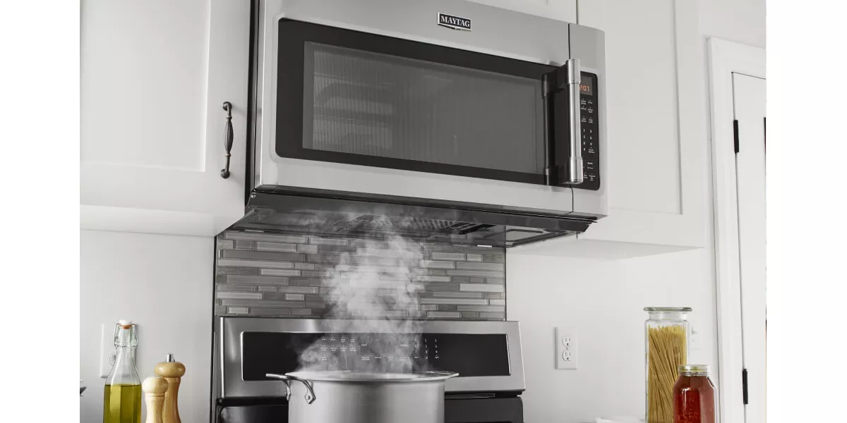 kitchens - Can I replace a microwave with a range hood exhaust vent without  doing carpentry? - Home Improvement Stack Exchange