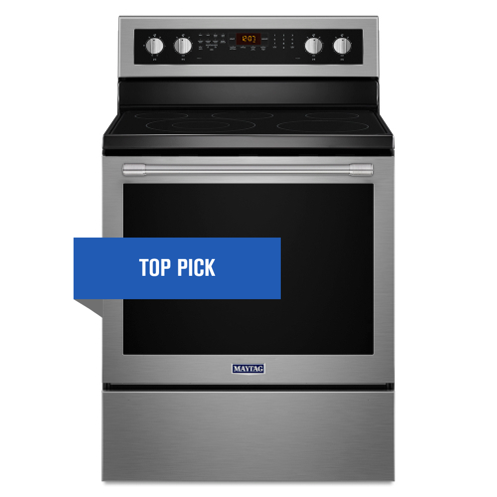 30-inch wide electric range with true convection and power pre-heat - 6.4 cu. ft.
