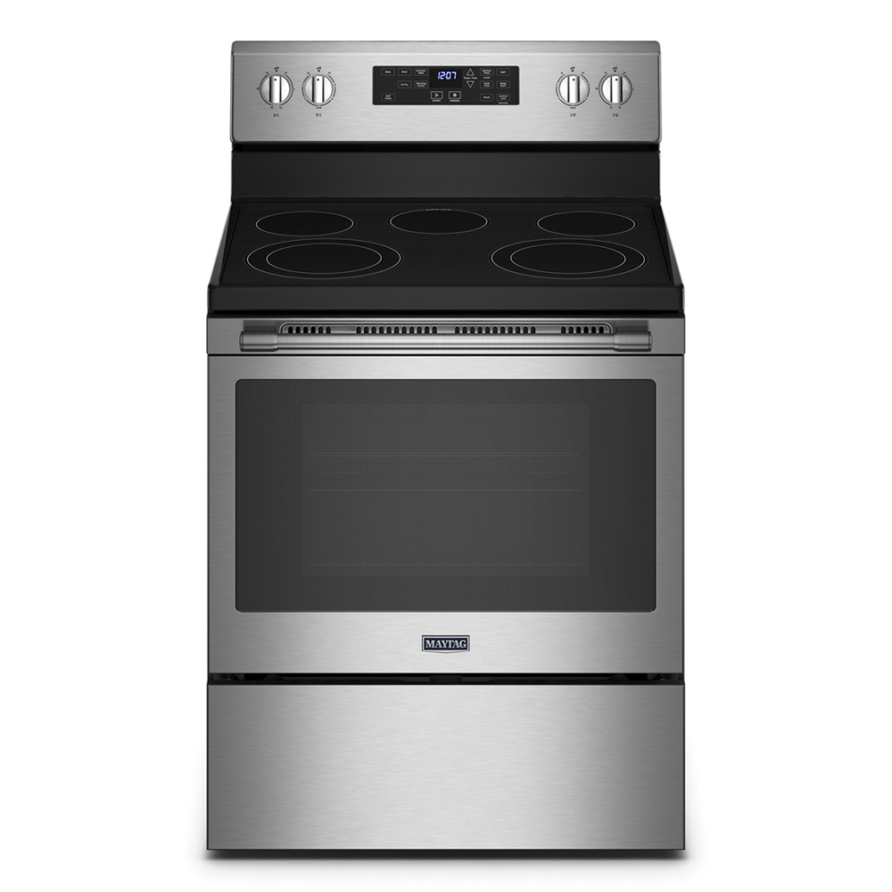Electric range with air fryer and basket - 5.3 cu. ft.
