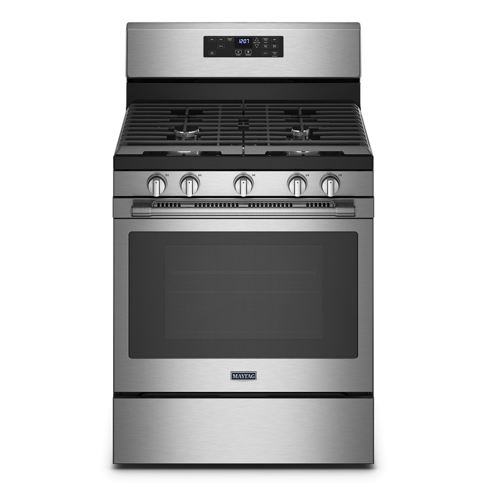 Gas range with air fryer and basket - 5.0 cu. ft.