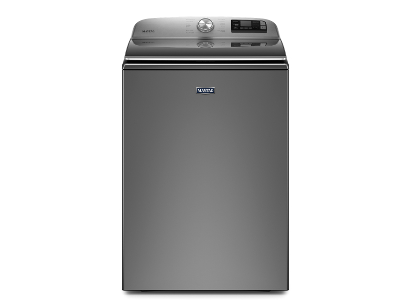 Slate gray Maytag® top load washing machine