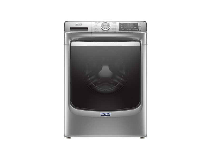 Slate gray Maytag® front load washing machine
