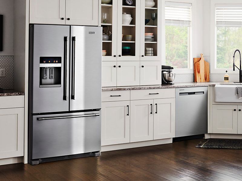 French Door vs. Side-by-Side Refrigerators | Maytag