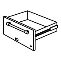 A warming drawer icon.