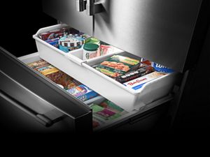 a refrigerator is