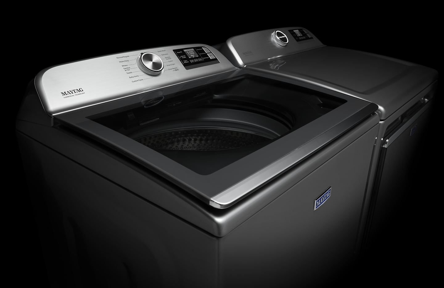 Maytag® washer and dryer side by side