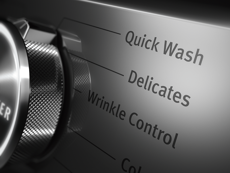 Close-up image of Maytag® wash cycles