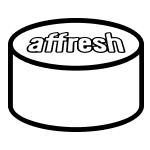 affresh® washing machine cleaner tablet icon