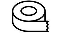 A roll of tape icon.