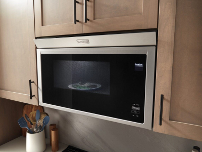 Built-in Maytag® microwave in cabinets
