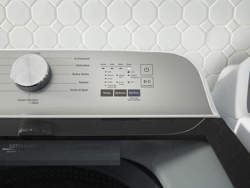 Control panel for Maytag® washing machine
