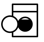 Washing machine icon.
