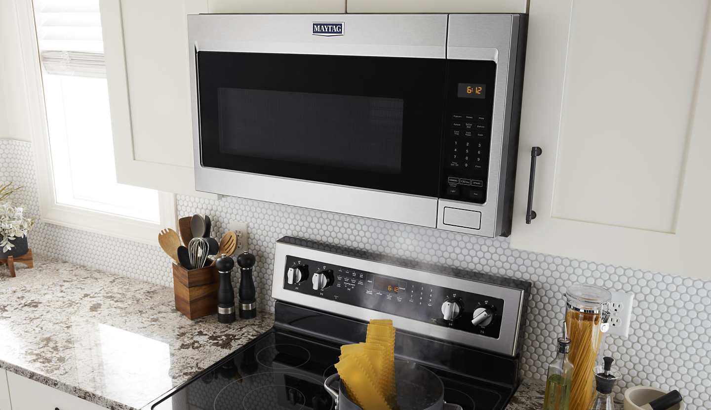 Maytag® stainless steel microwave