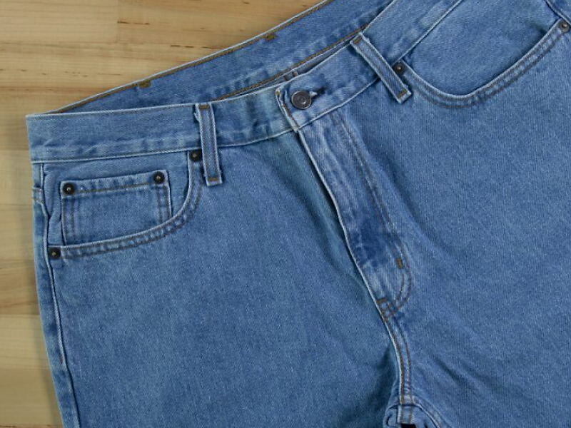 A clean pair of jeans