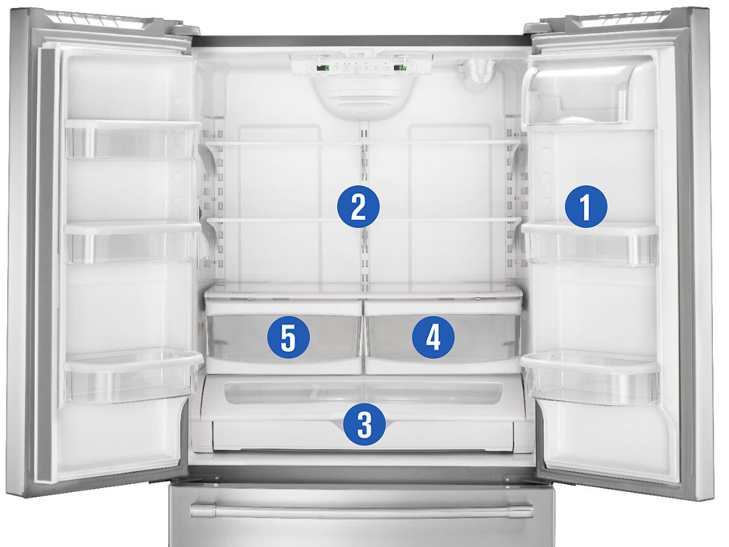 Maytag® refrigerator compartments