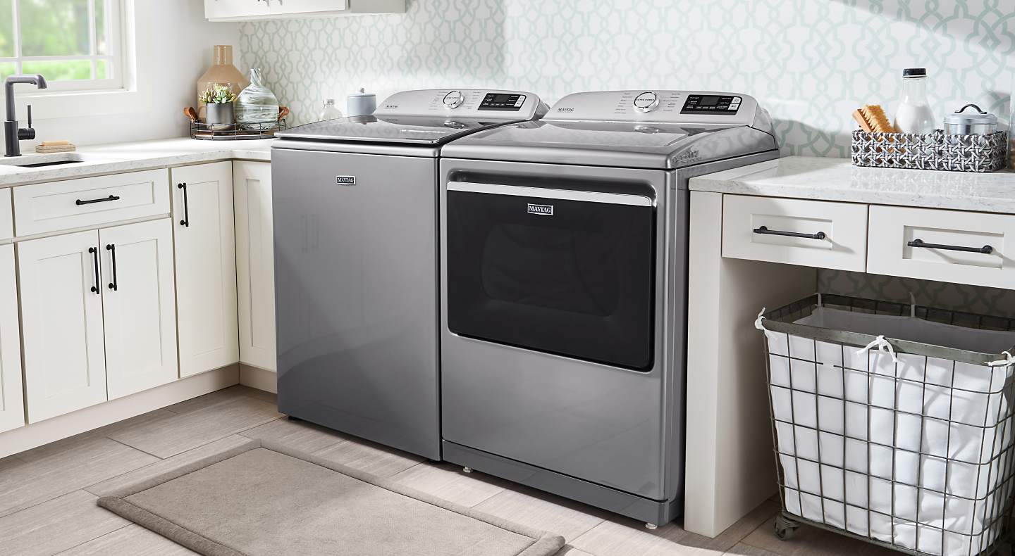 Maytag® top load washer and dryer set