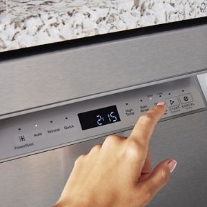 difference between top control and front control dishwasher