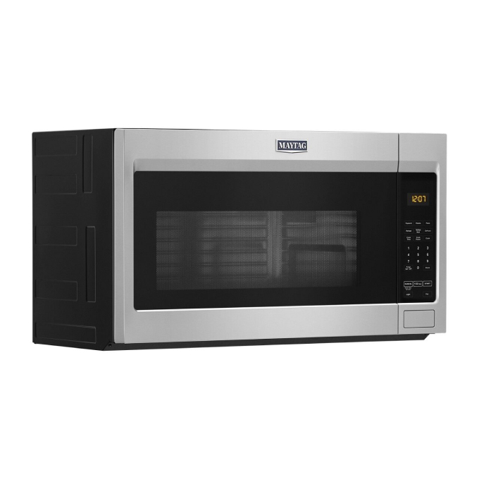 Stainless steel microwave hood combination