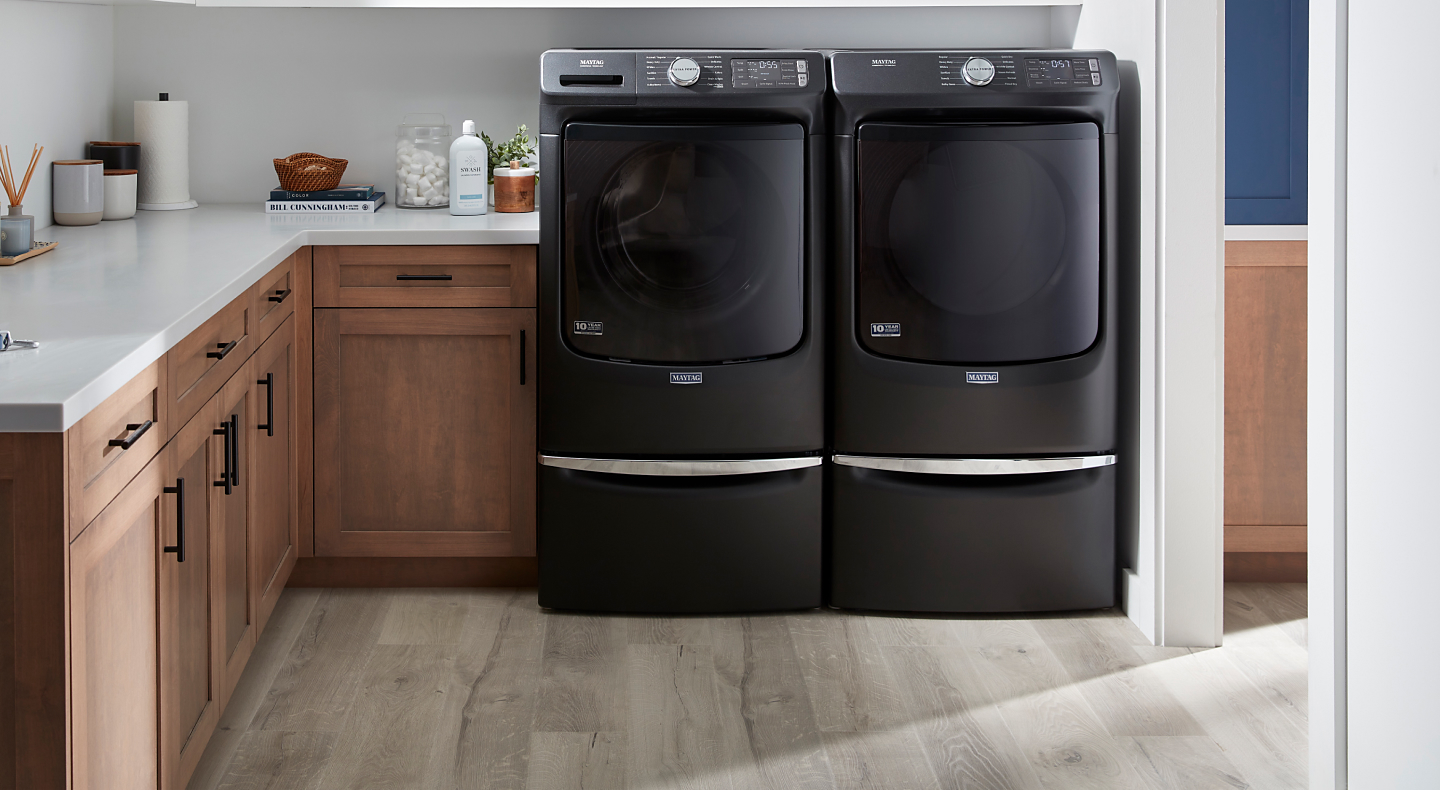 Maytag® front load washer and dryer set