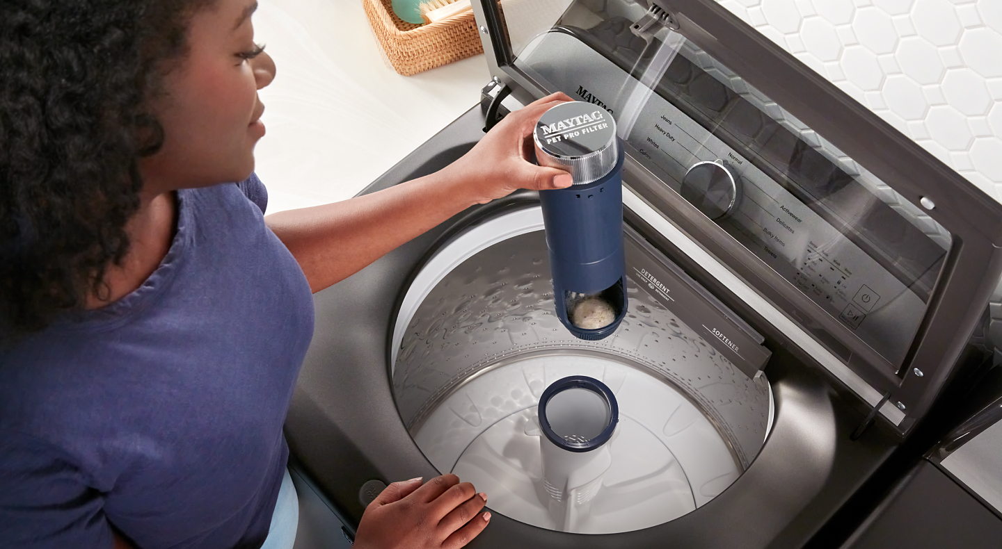 How To Clean The Maytag Bravos Xl Washer Filter  