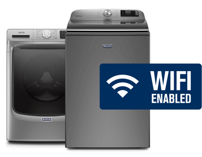 Two WiFi-enabled washers