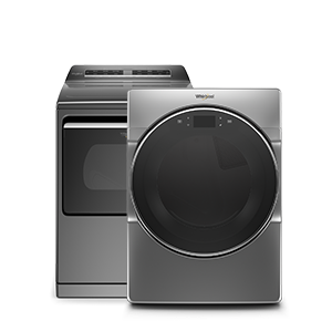 Whirlpool® laundry appliances offer great features for every family.