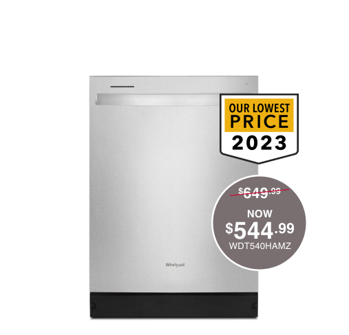 Fingerprint Resistant Quiet Dishwasher with Boost Cycle