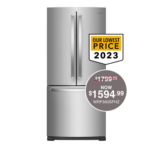 30-inch Wide French Door Refrigerator - 20 cu. ft.