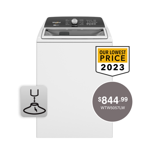 5.4 - 5.5 Cu. Ft. Capacity Top Load Washer with Removable Agitator