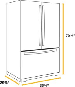 Refrigerator Sizes: The Guide to Measuring for Fit | Whirlpool ...