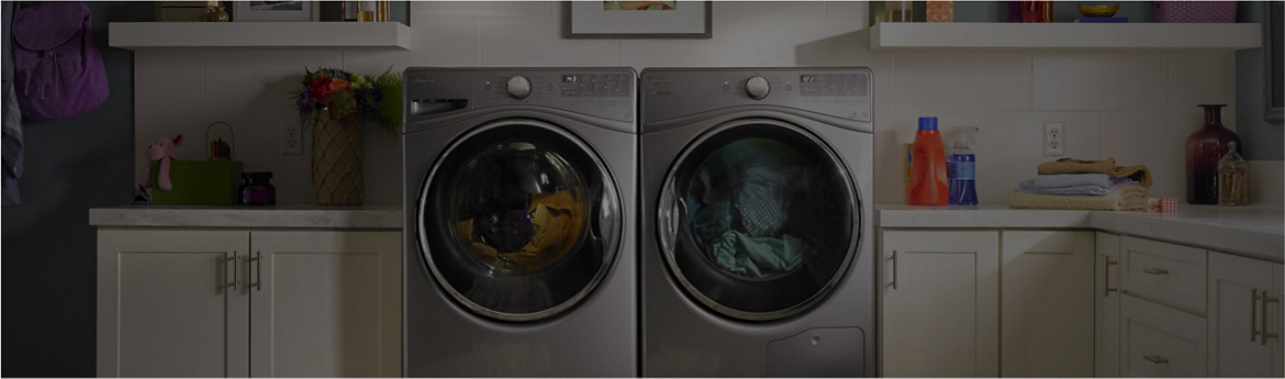 Find washer and dryer dimensions with Whirlpool brand's guide.