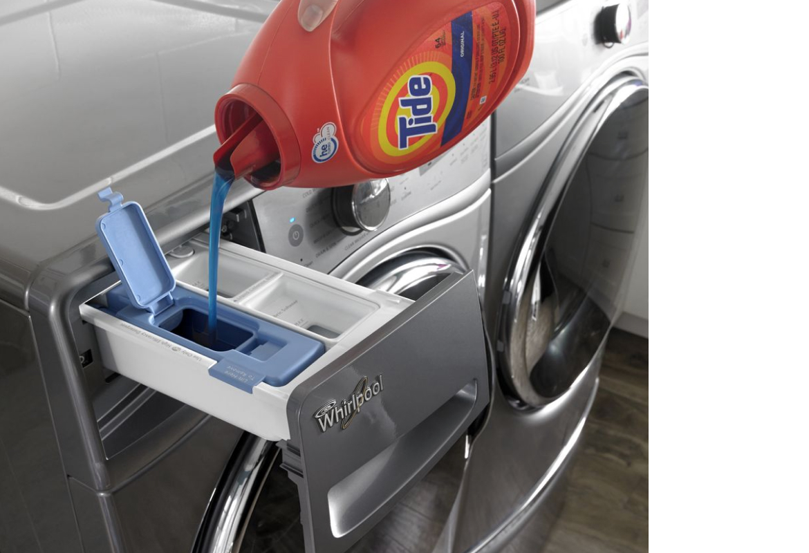 Too much water dilutes HE detergent