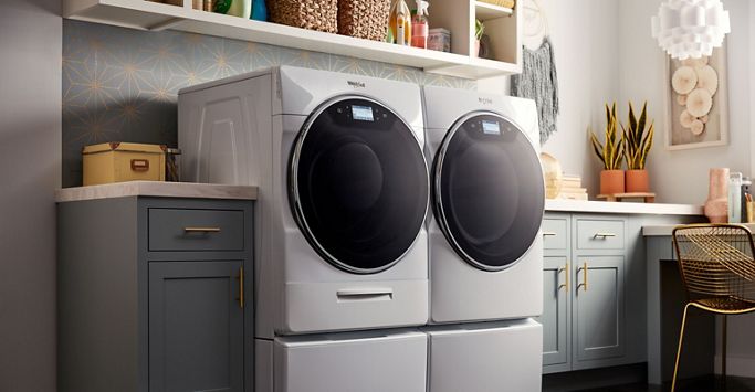 Whirlpool Smart Washer and Whirlpool Smart Dryer