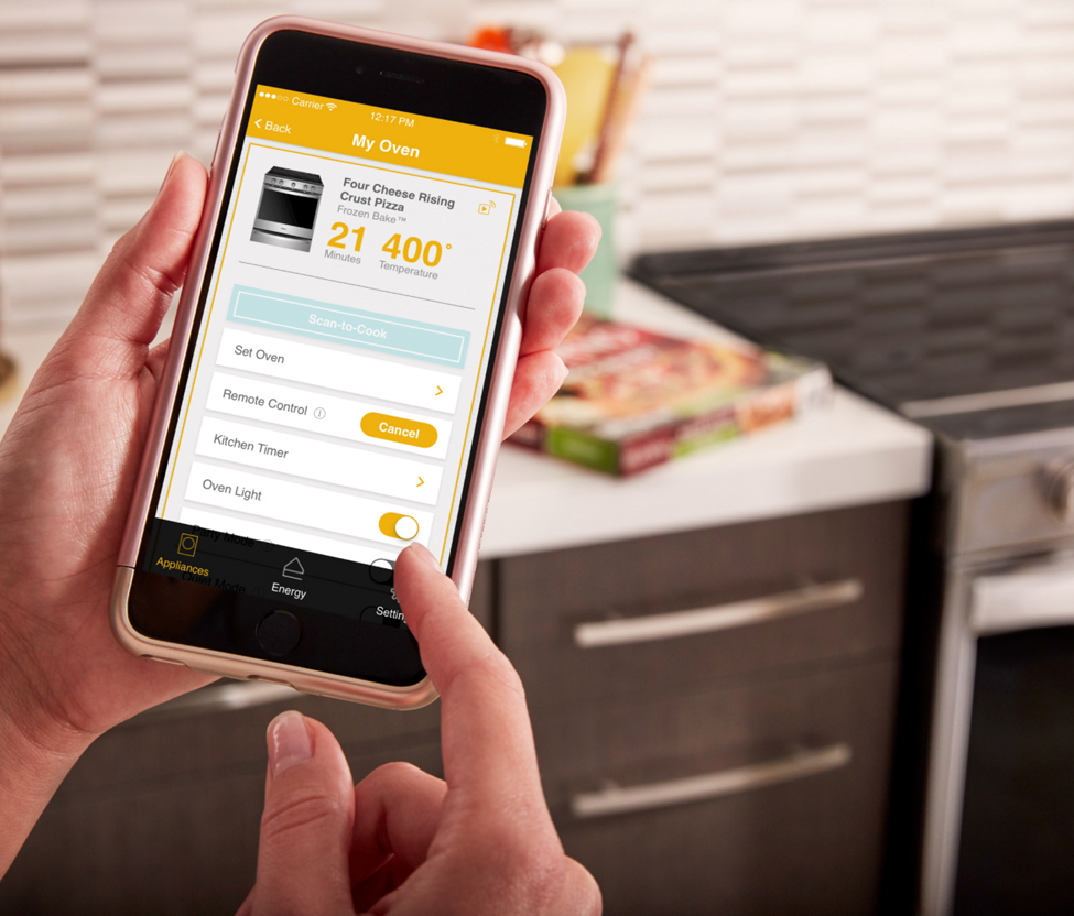 Start frozen meal prep with Scan-to-Cook technology