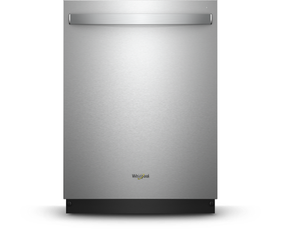 See what a new appliance finish on Whirlpool dishwashers can do for your design.