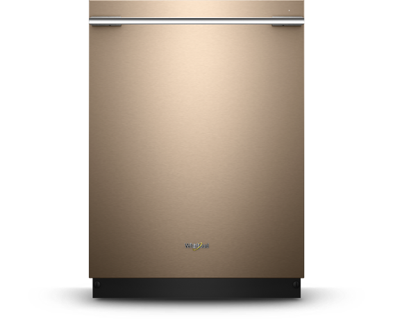 See what a new appliance finish on Whirlpool dishwashers can do for your design.