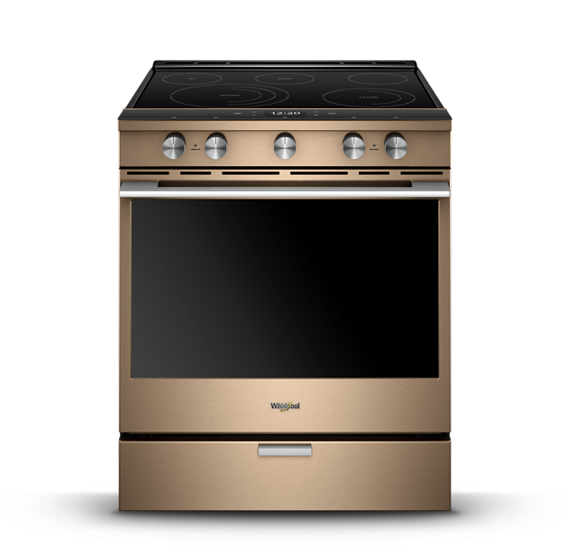 See what a new appliance finish on Whirlpool ranges can do for your design.