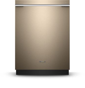 See what a new appliance finish on Whirlpool dishwashers can do for your design.