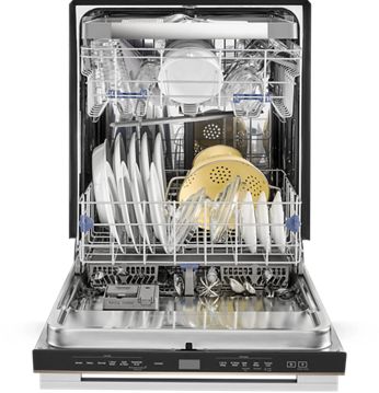 See what a new appliance finish on Whirlpool dishwashers can do for your design.