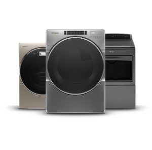 All dryers from Whirlpool.