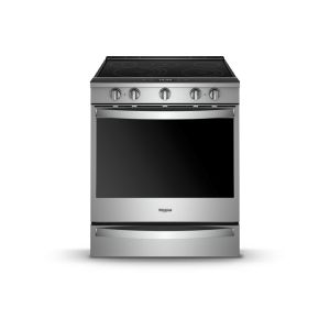 black freestanding electric cooker