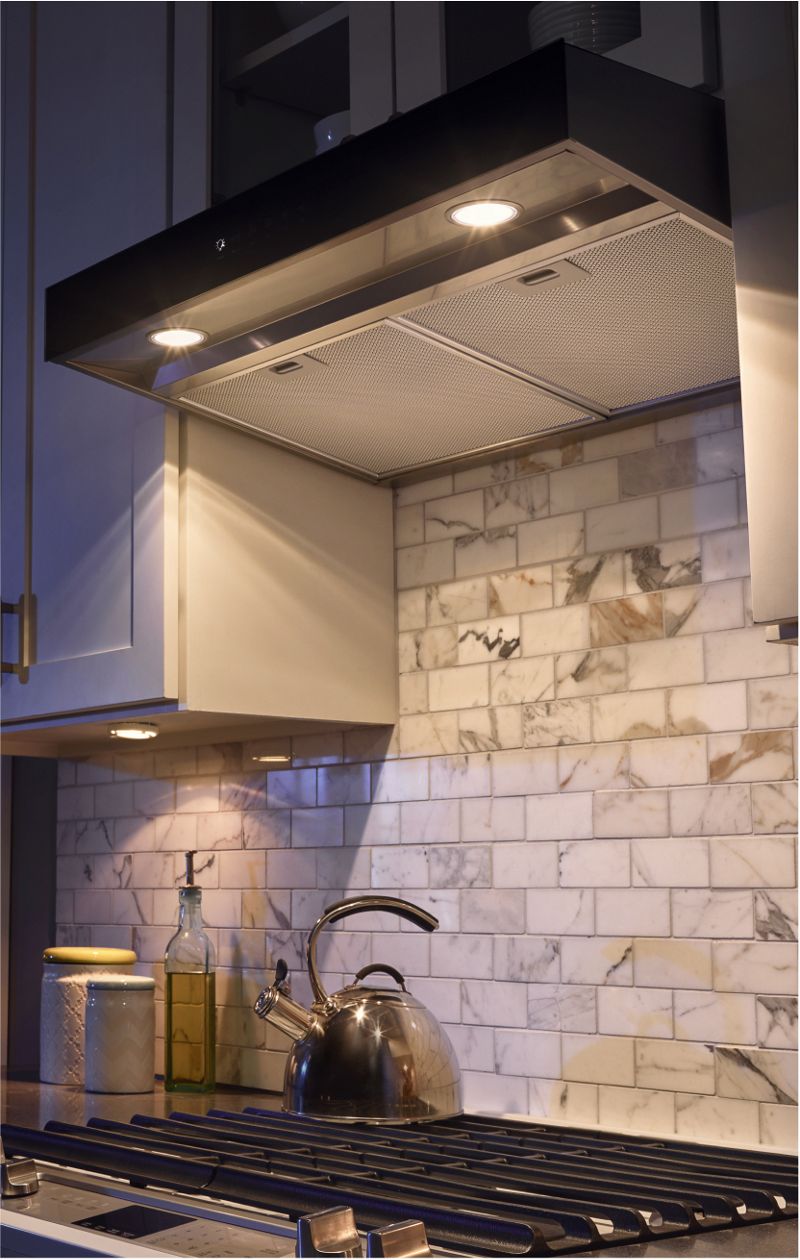 Dark Brown Exhaust Fan Hood make sure the kitchen vent hood you choose is the right size with the fit system