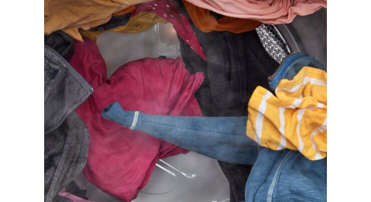 Pull clothes from the dryer without wrinkles.