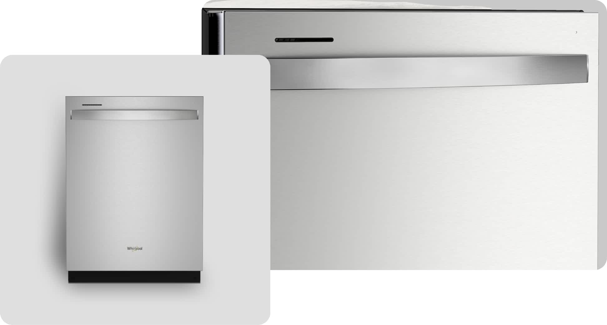 A Whirlpool® Dishwasher with a Fingerprint-Resistant Stainless Finish