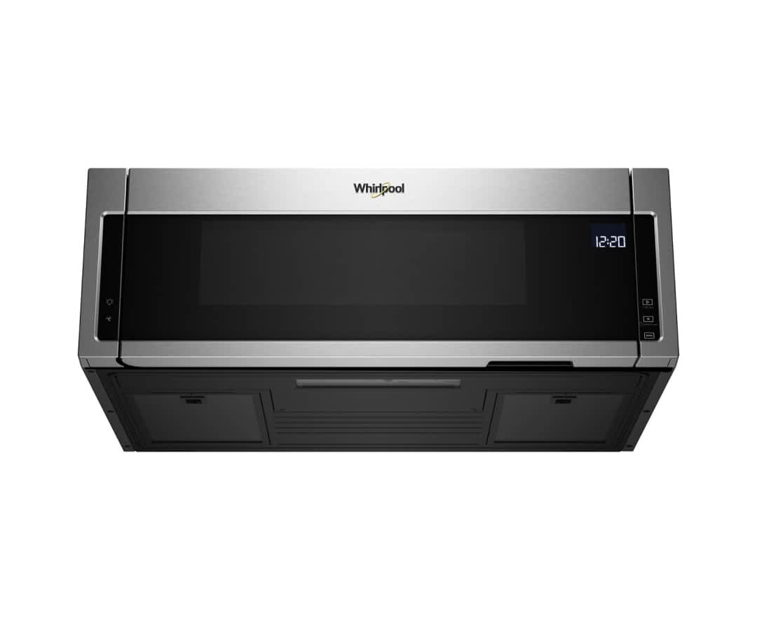 A Whirlpool® Low Profile Over-the-Range Microwave