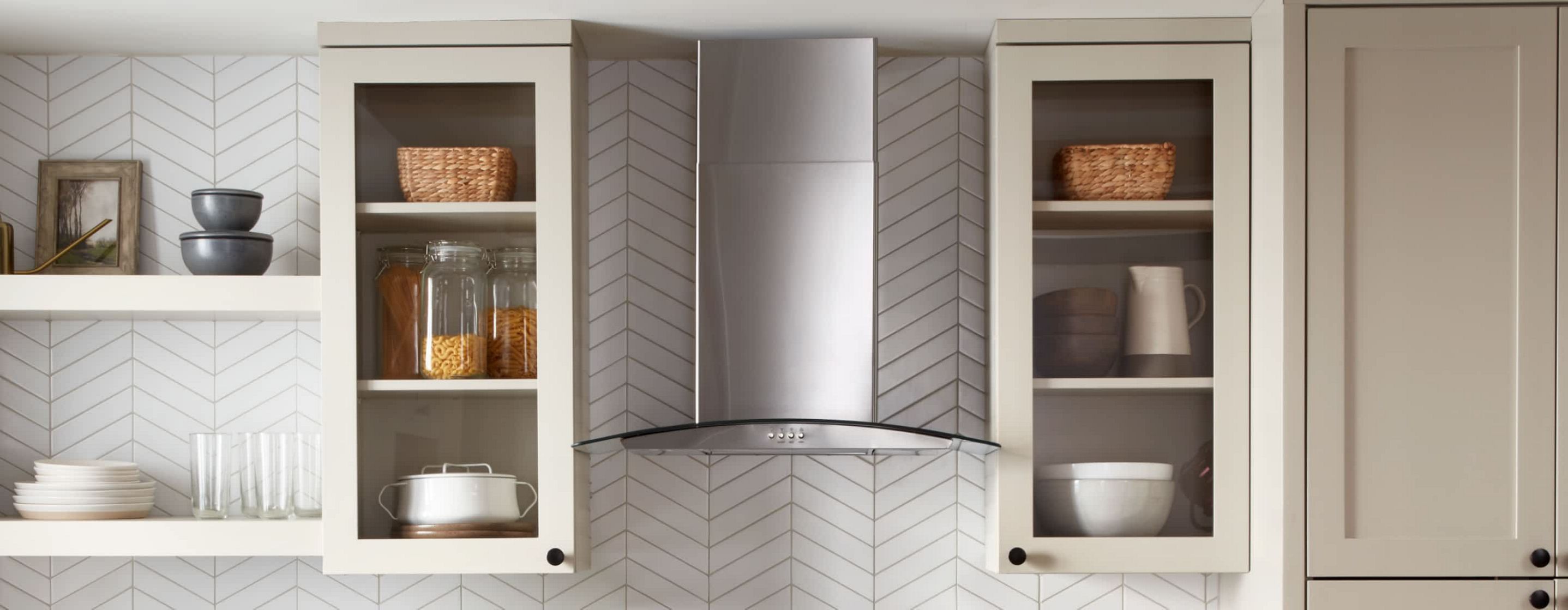 A Whirlpool® Range Hood in a modern kitchen