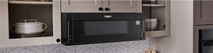 over the range microwave 12 inch height
