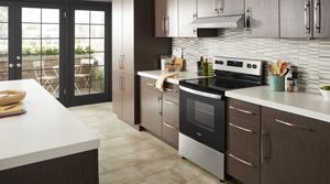 whirlpool electric gas stove
