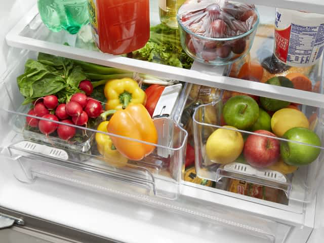 The inside of a Whirlpool® Refrigerator